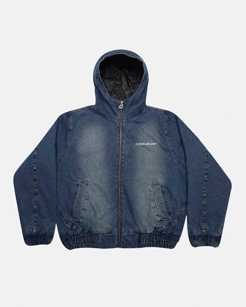 MIKE HOODED JACKET DENIM