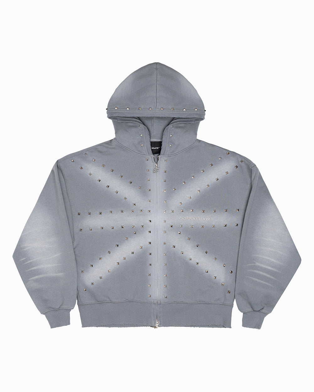 ROYAL ZIP HOODIE ANTARTIC GREY