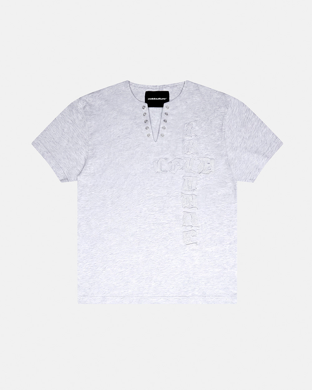 ROGUE CROSSED TEE HEATHER GREY