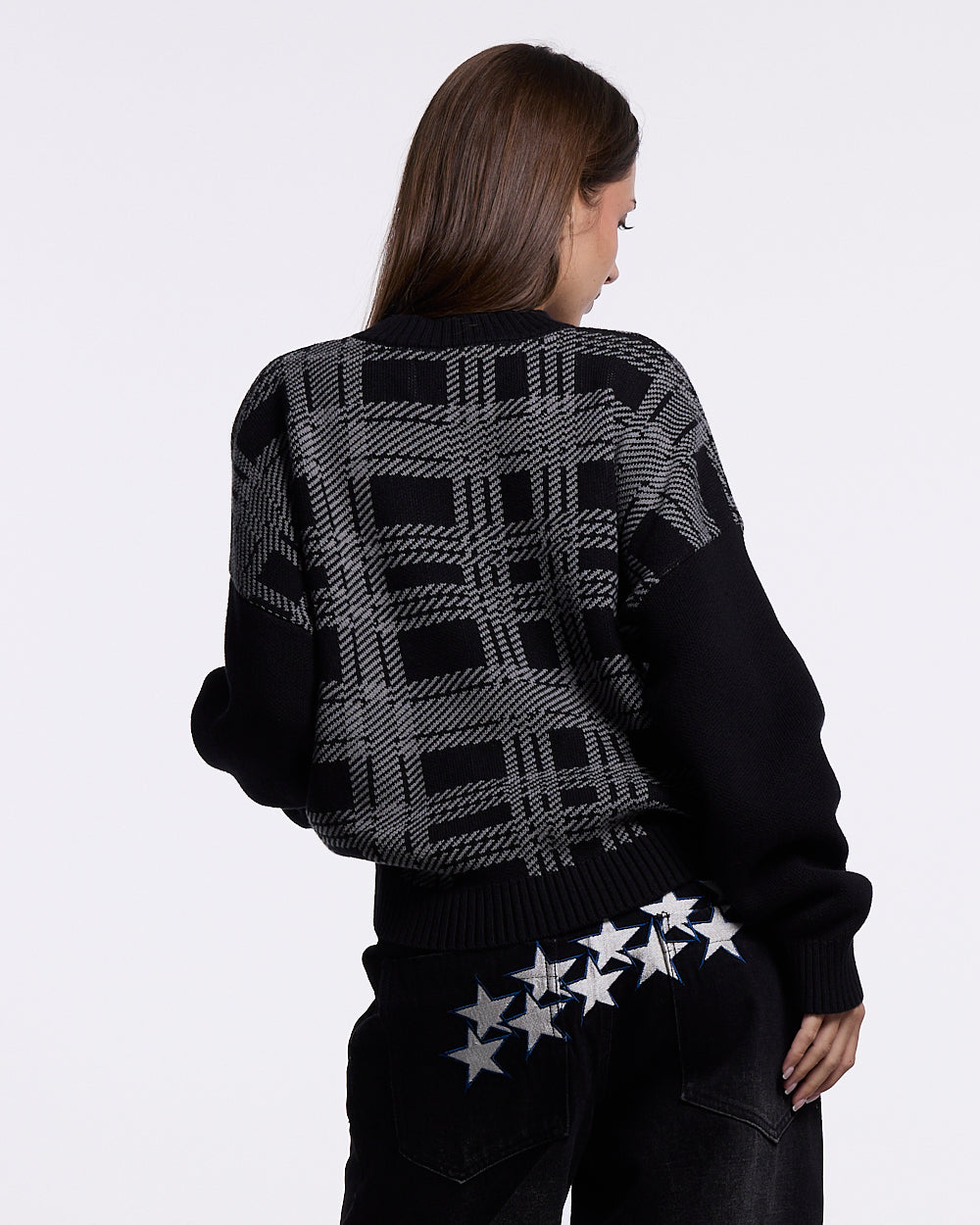 SHETLAND KNIT BLACK
