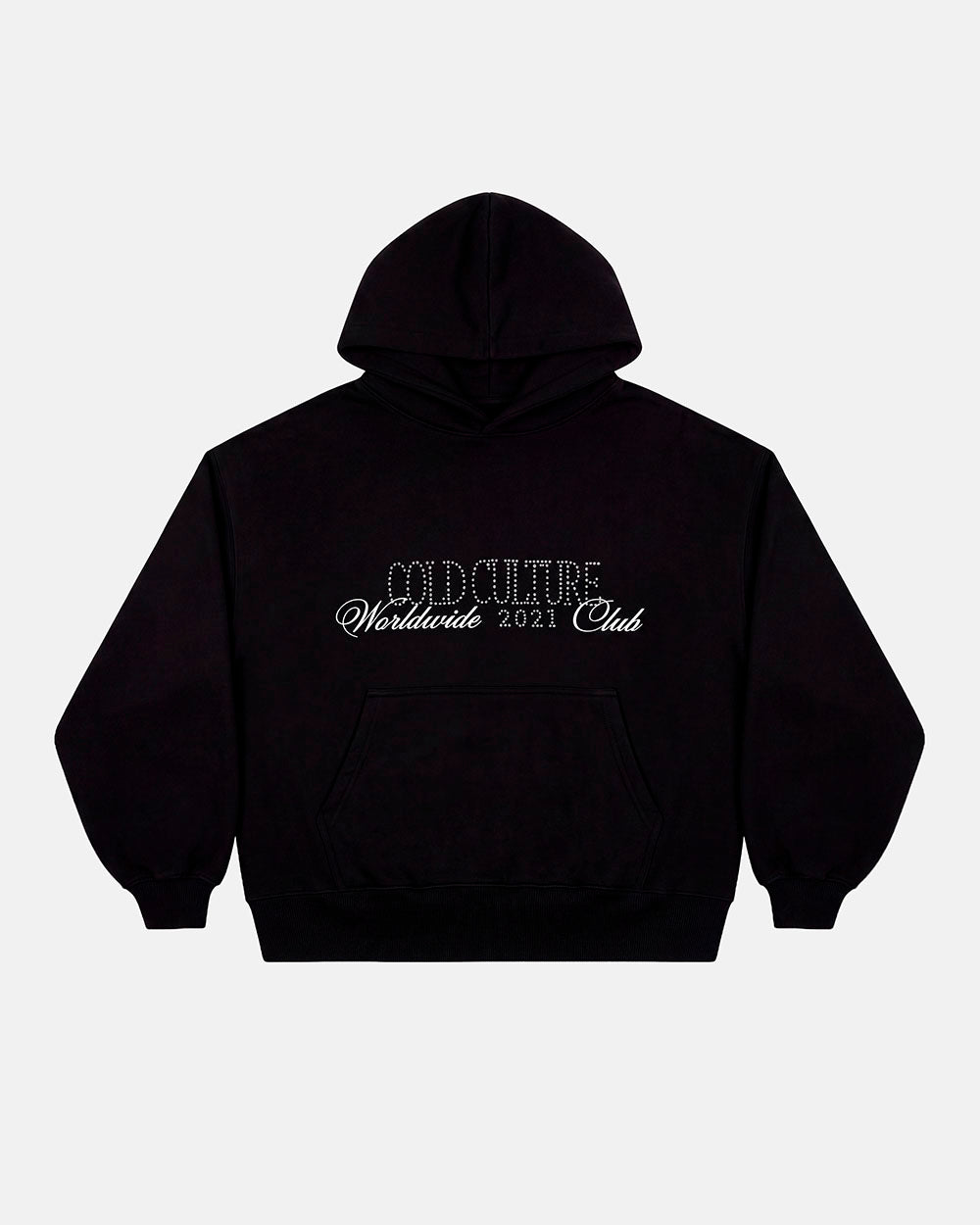 SHOT HOODIE BLACK - Cold Culture #packshot