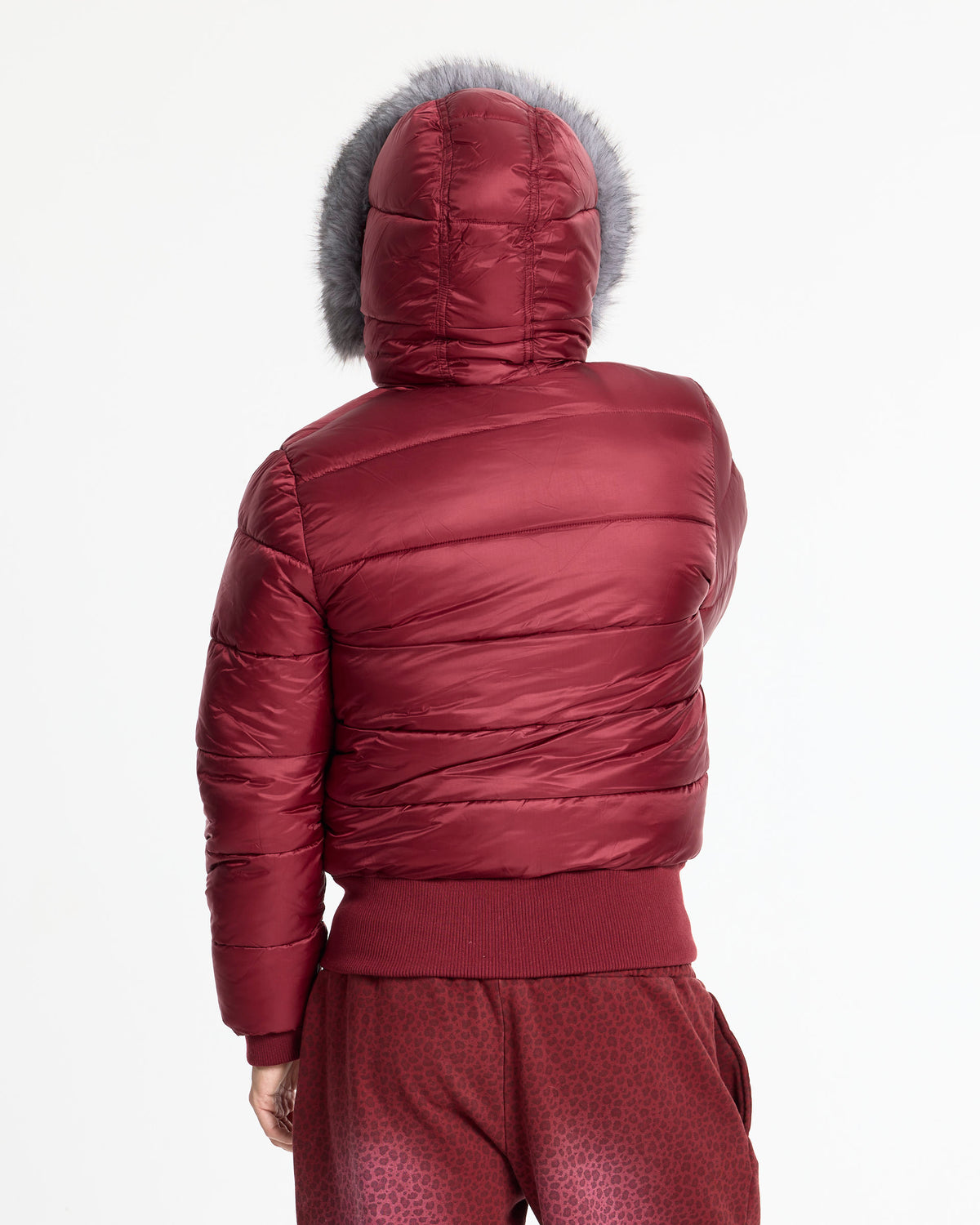 SLOPE PUFFER BURGUNDY - Cold Culture