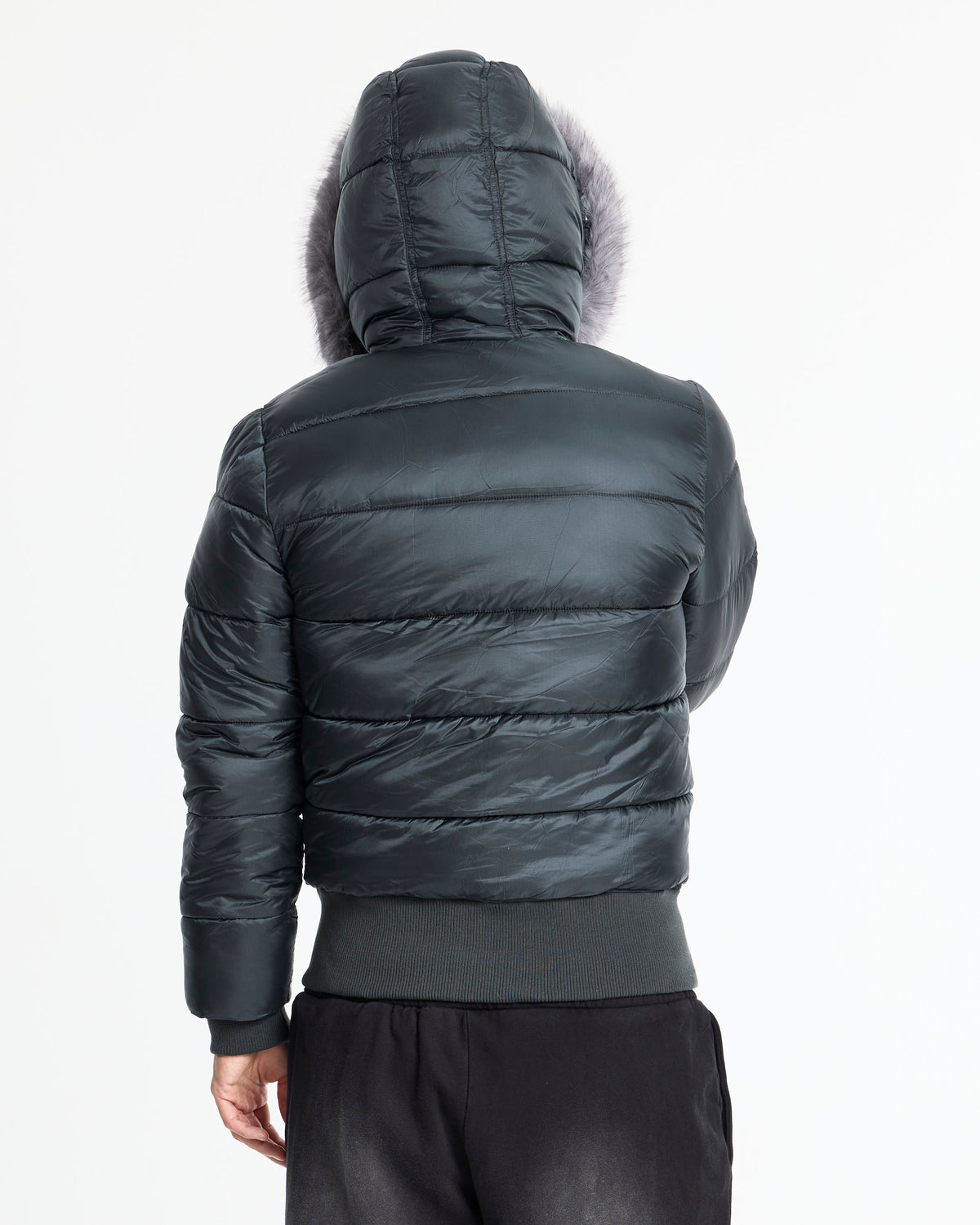 SLOPE PUFFER GREY - Cold Culture