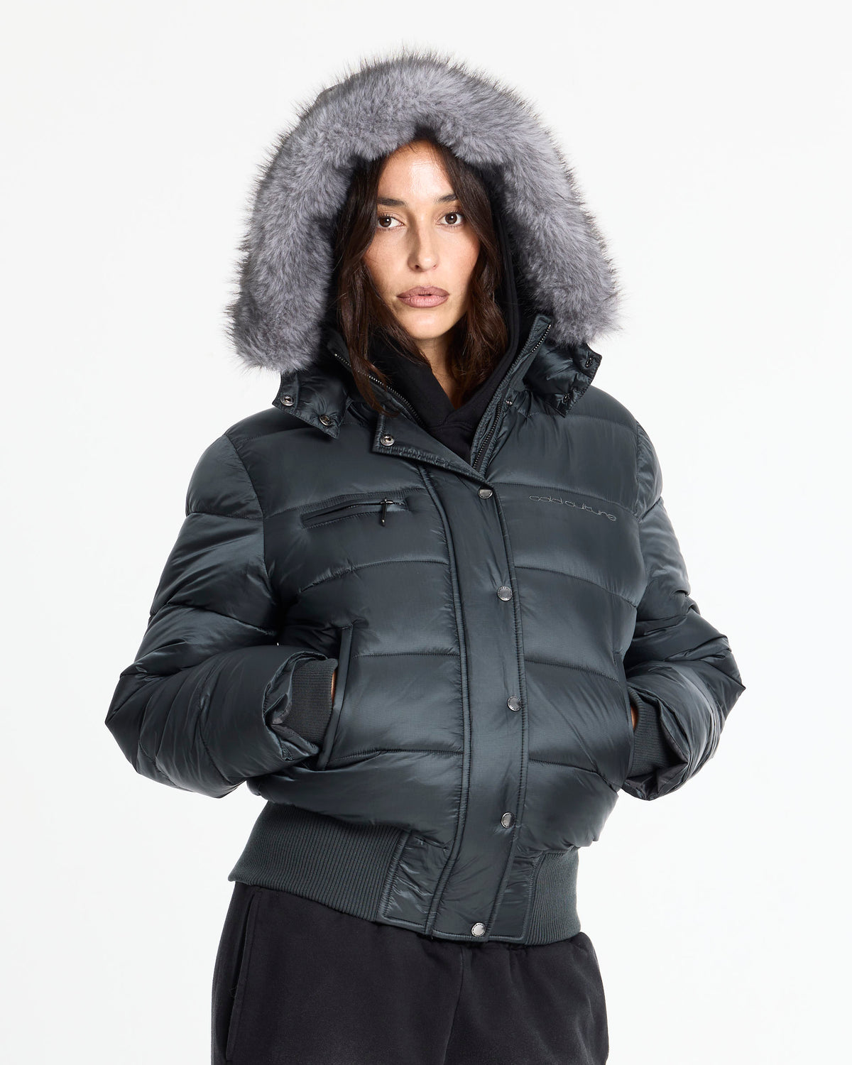 SLOPE PUFFER GREY - Cold Culture #woman