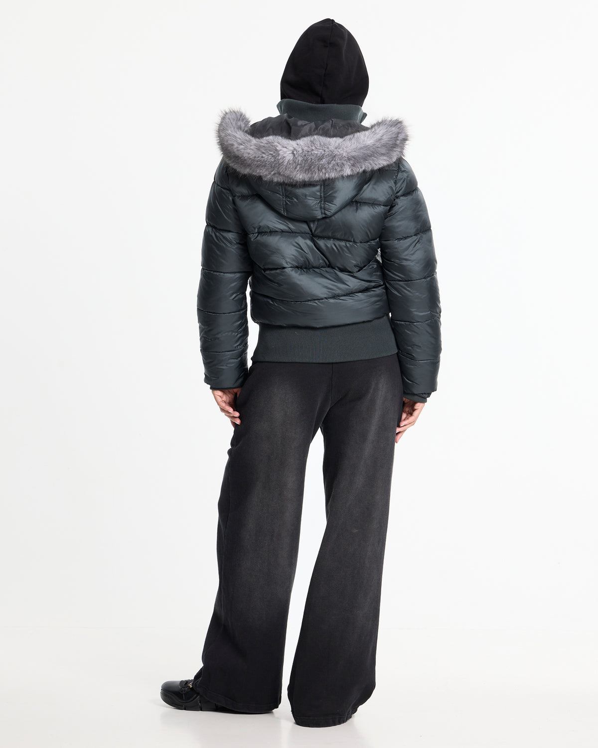 SLOPE PUFFER GREY - Cold Culture