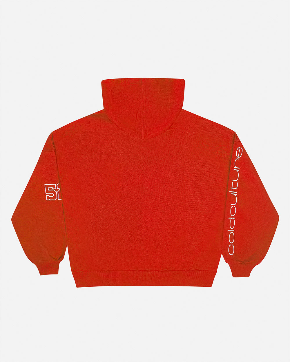 PRESTIGE ZIP HOODIE RED & WHITE
