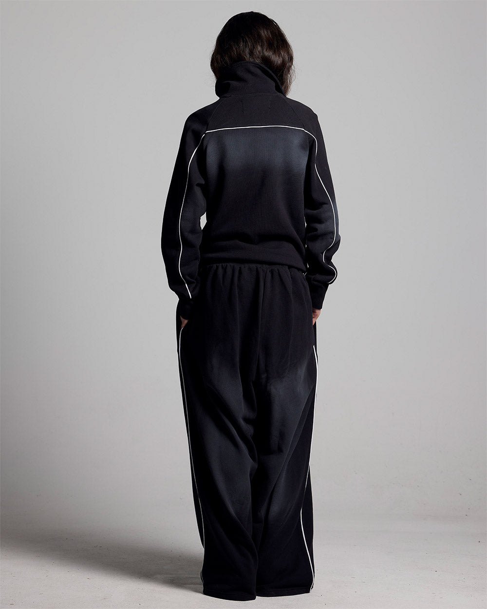 SAVAGE WASHED PANTS BLACK & WHITE