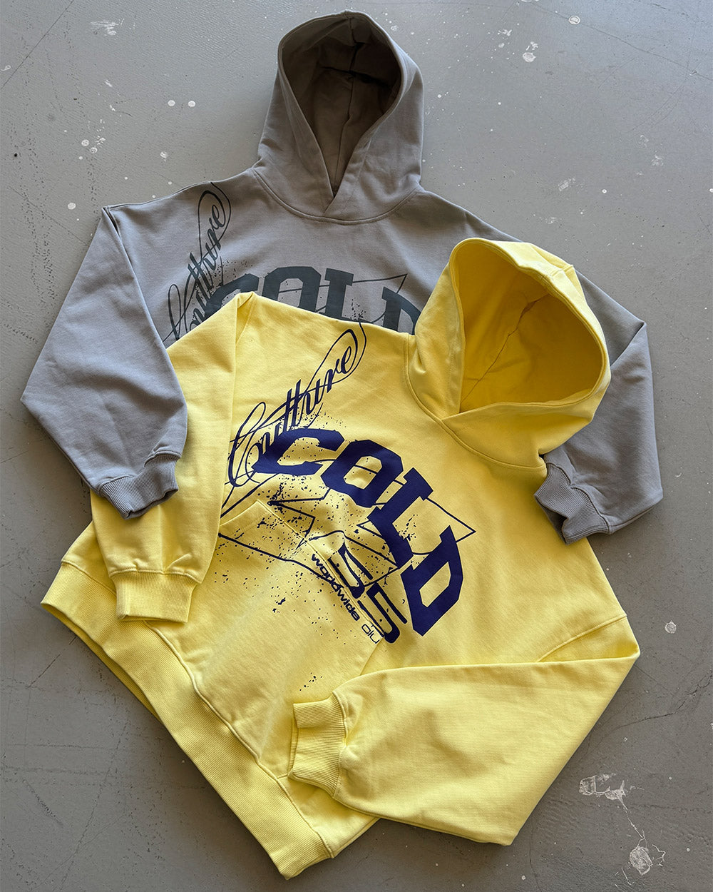 ON ROAD HOODIE GREY & GREEN