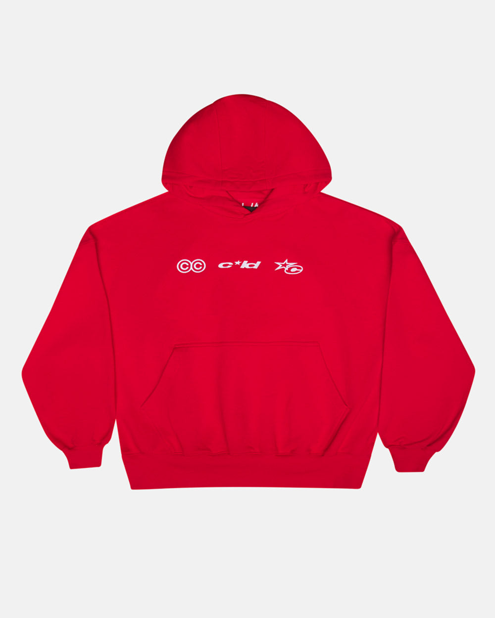 VERTICAL HOODIE RED