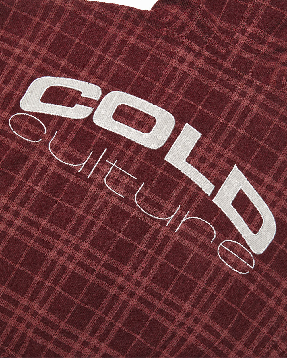 POSH ZIP HOODIE BURGUNDY