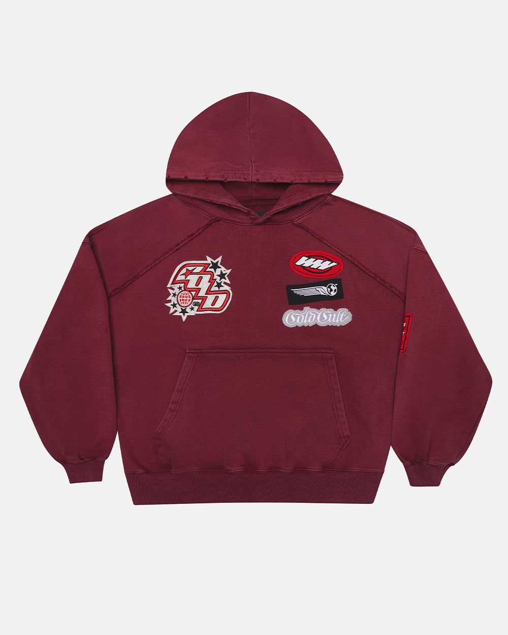 WALKER HOODIE BURGUNDY