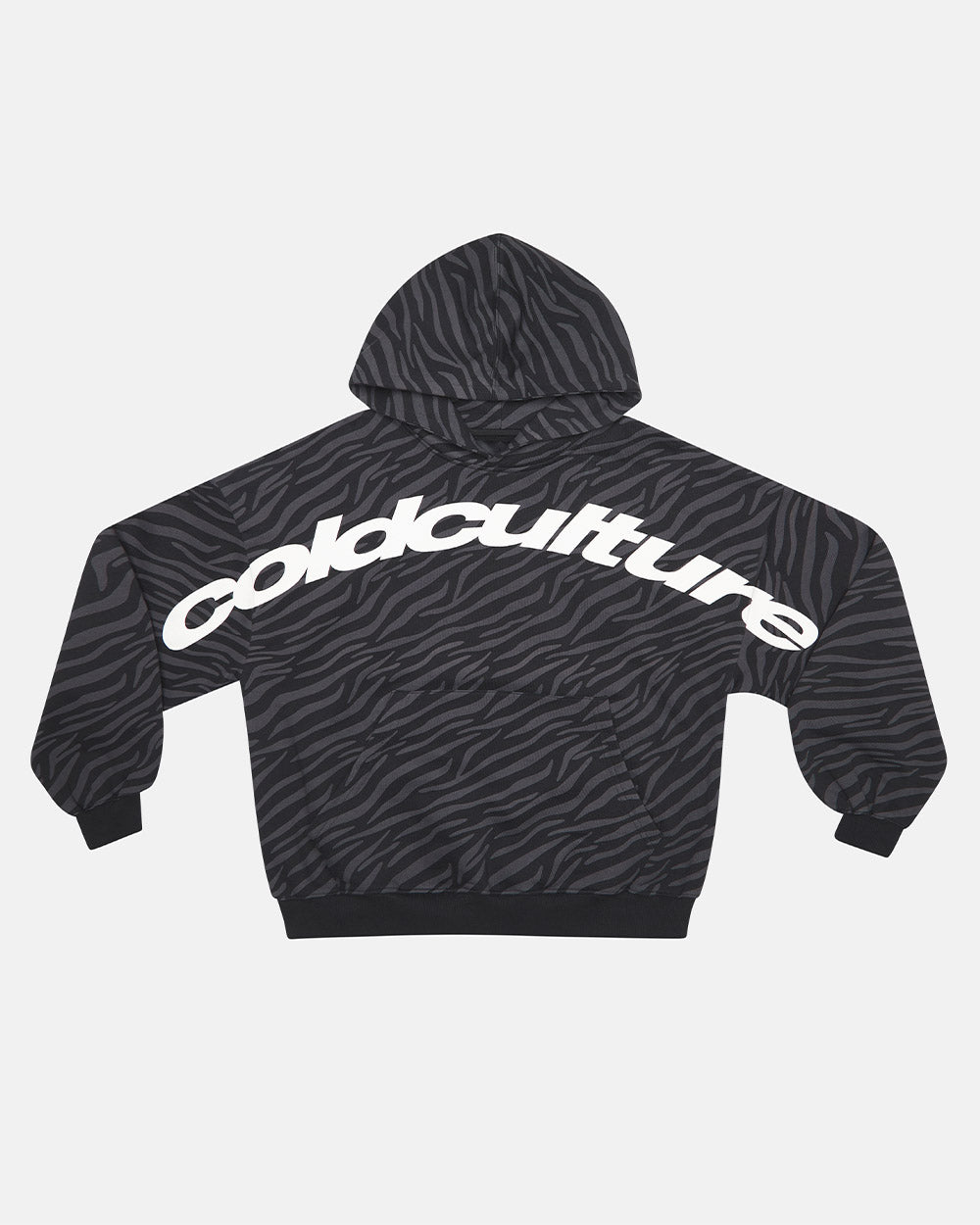 ZEBRA HOODIE BLACK