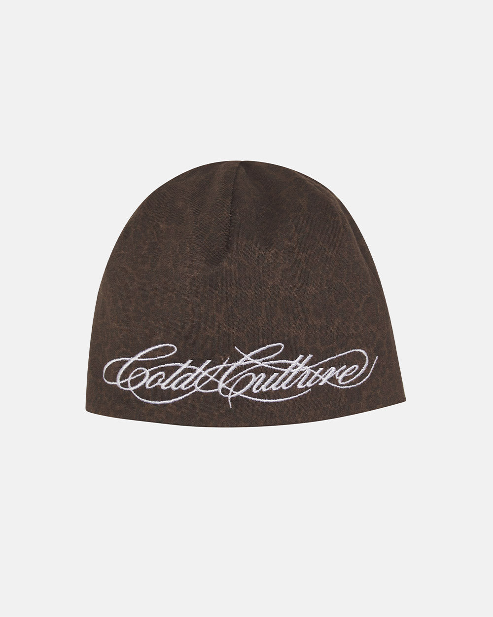 WILD SCRIPT BEANIE LEOPARD