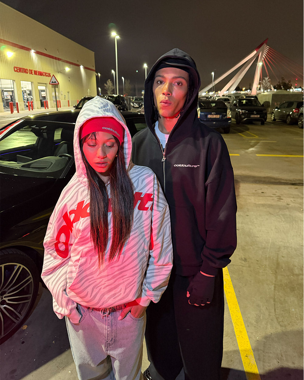 MIDNIGHT SET ZIP UP BLACK