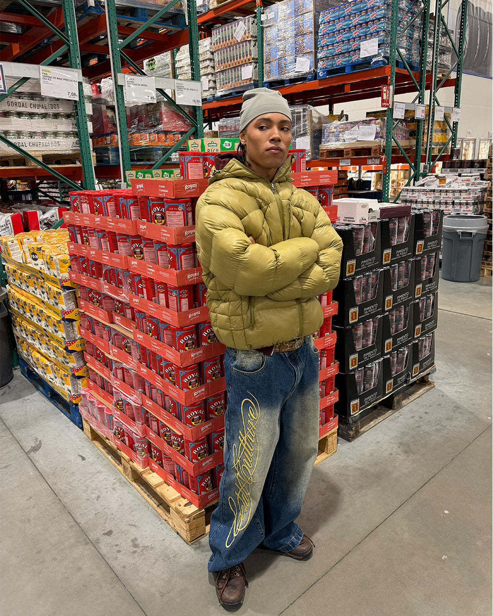 CLOUD ARMOUR PUFFER OLIVE GREEN