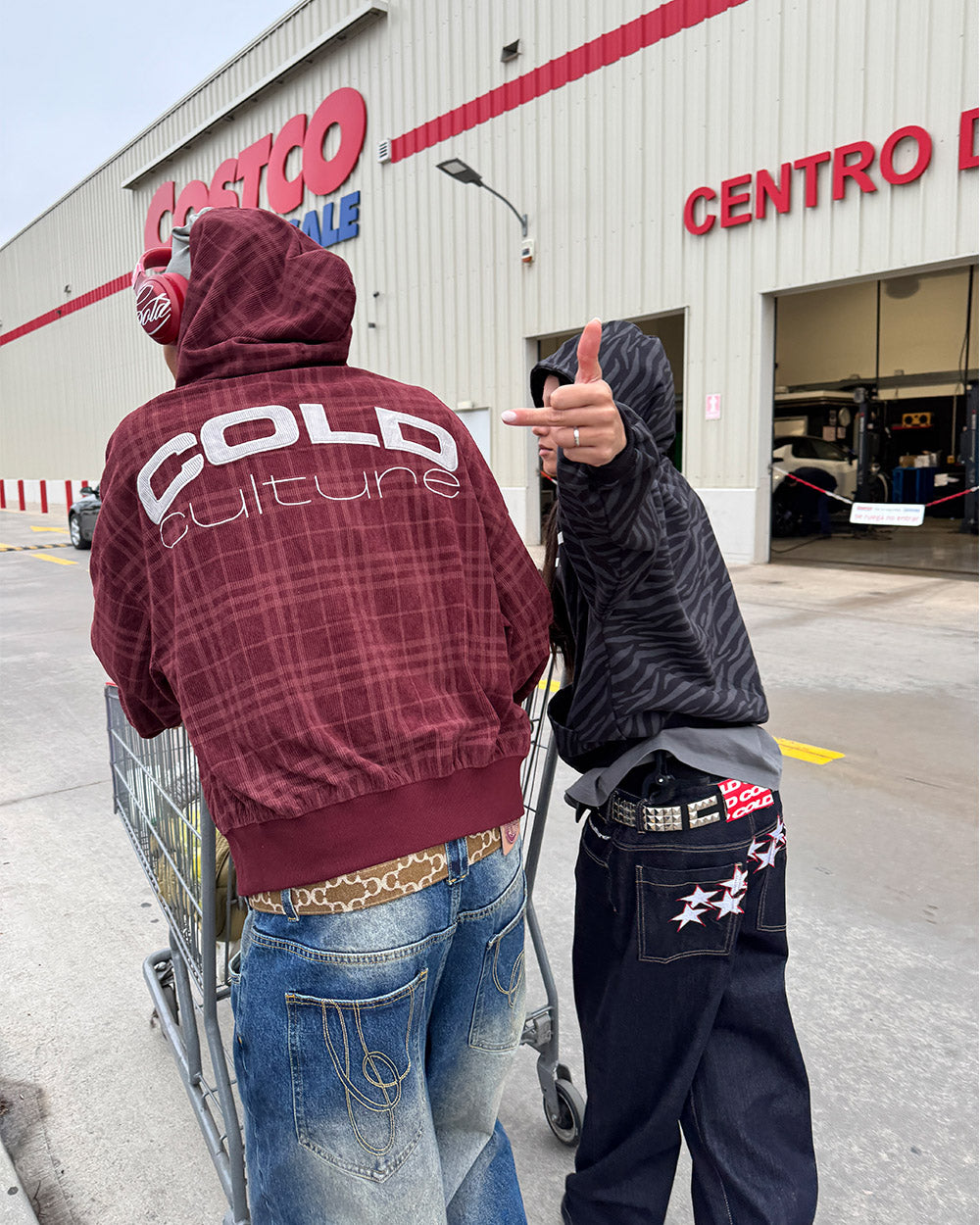 POSH ZIP HOODIE BURGUNDY