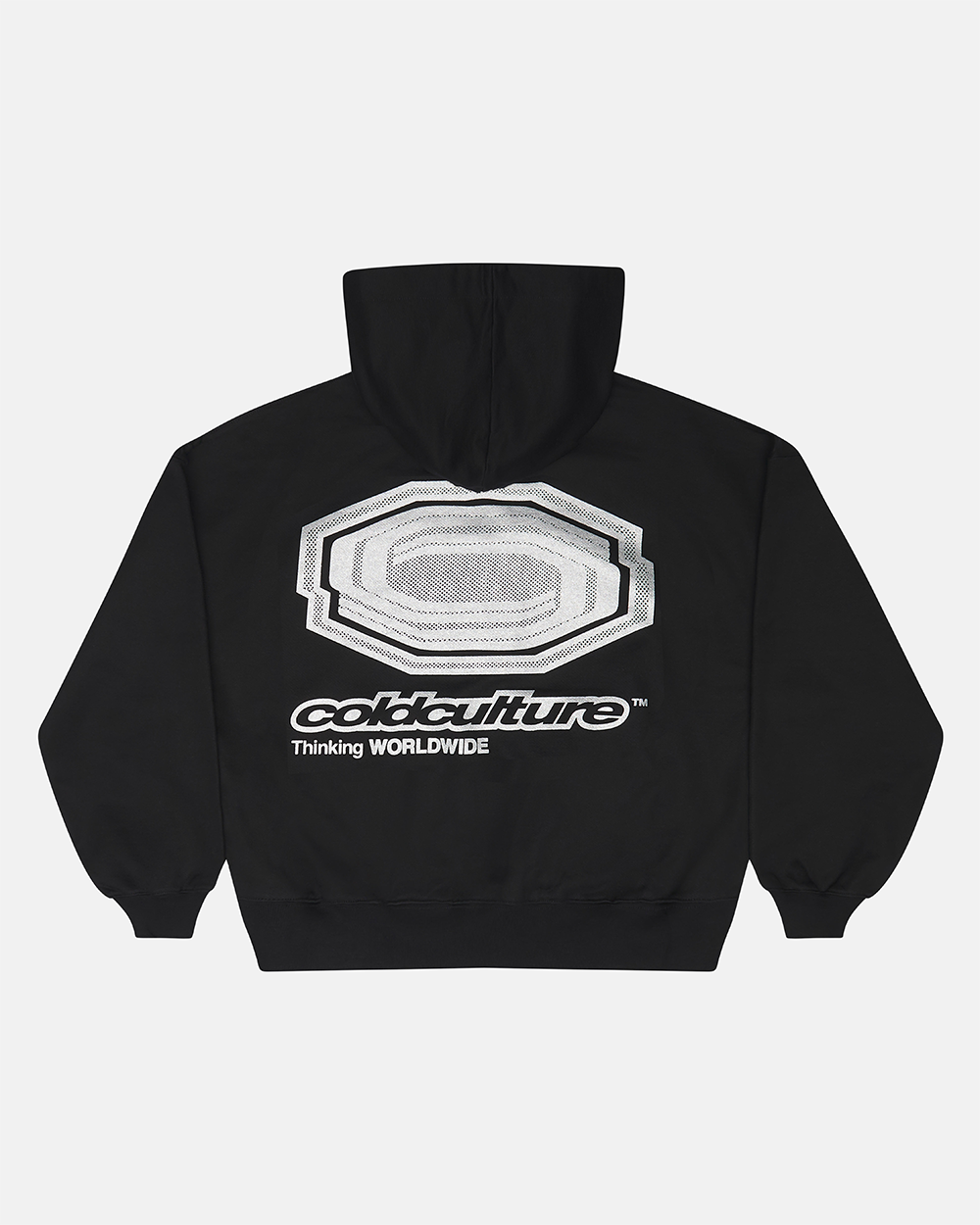 GLITTER HOODIE BLACK