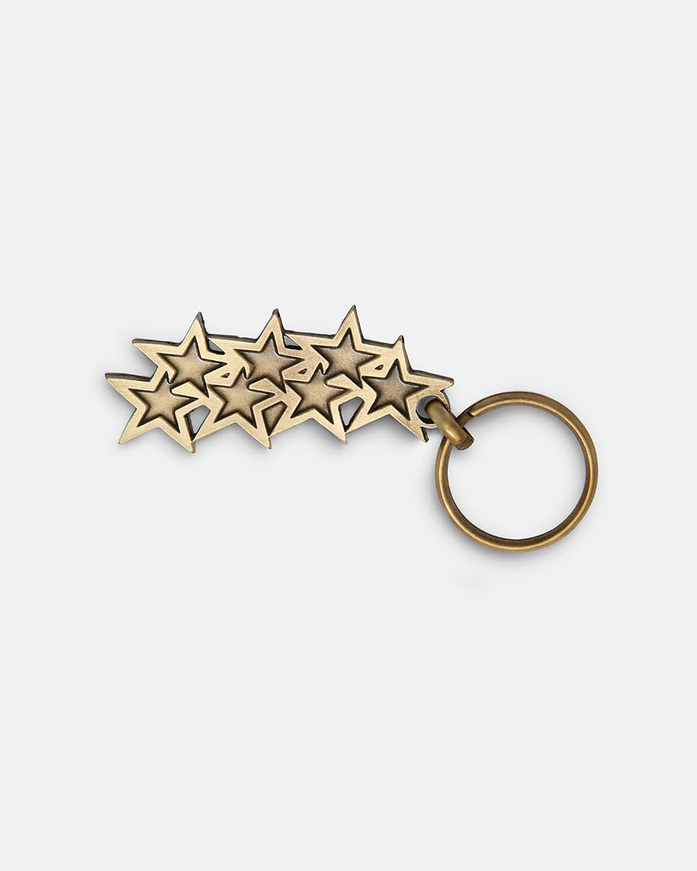 STARS KEYCHAIN METAL GOLD