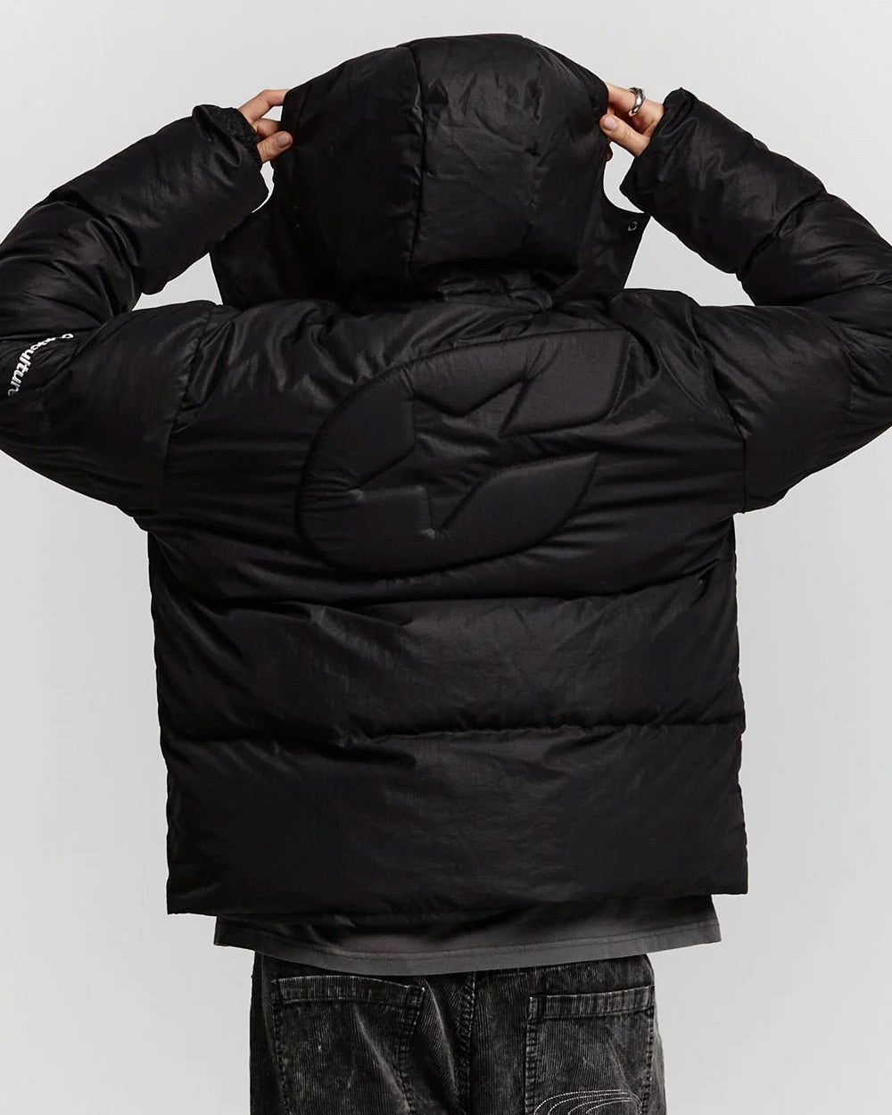 PUFFER JACKET RIPSTOP BLACK