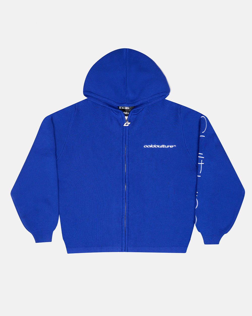 TRIPPY STOP ZIP KNIT BLUE
