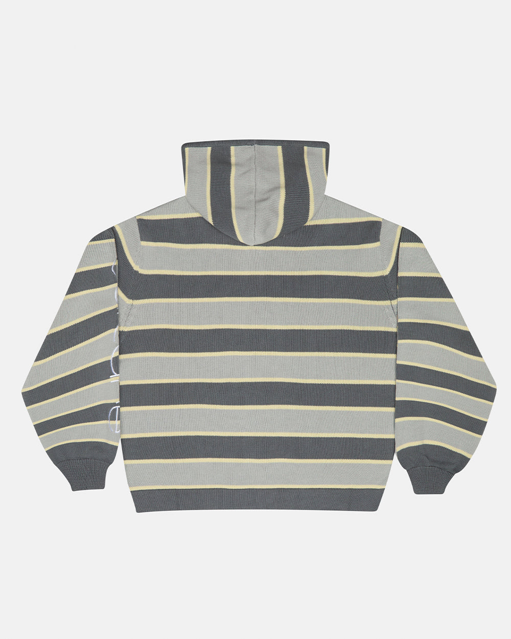 TRIPPY STOP ZIP KNIT GREY