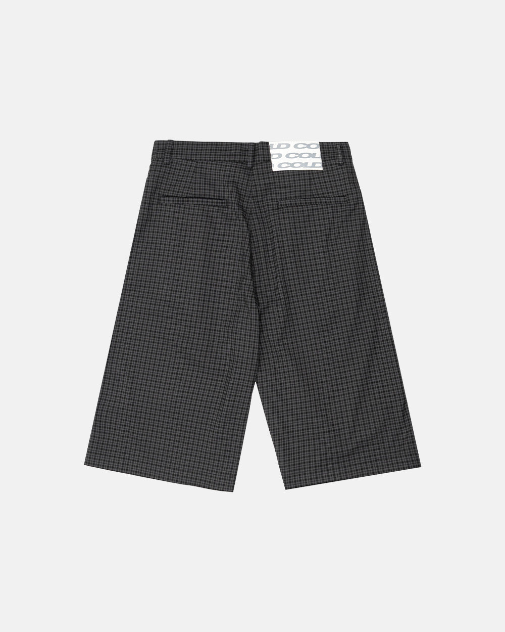 CHECK PARACHUTE JORT DARK GREY