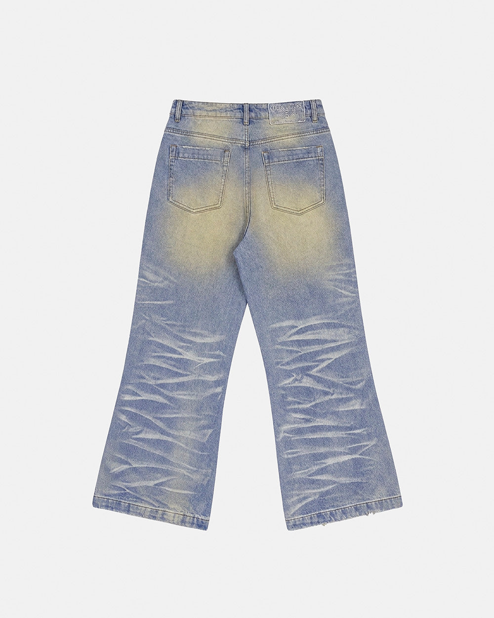 TATTERED PANTS LIGHT DENIM
