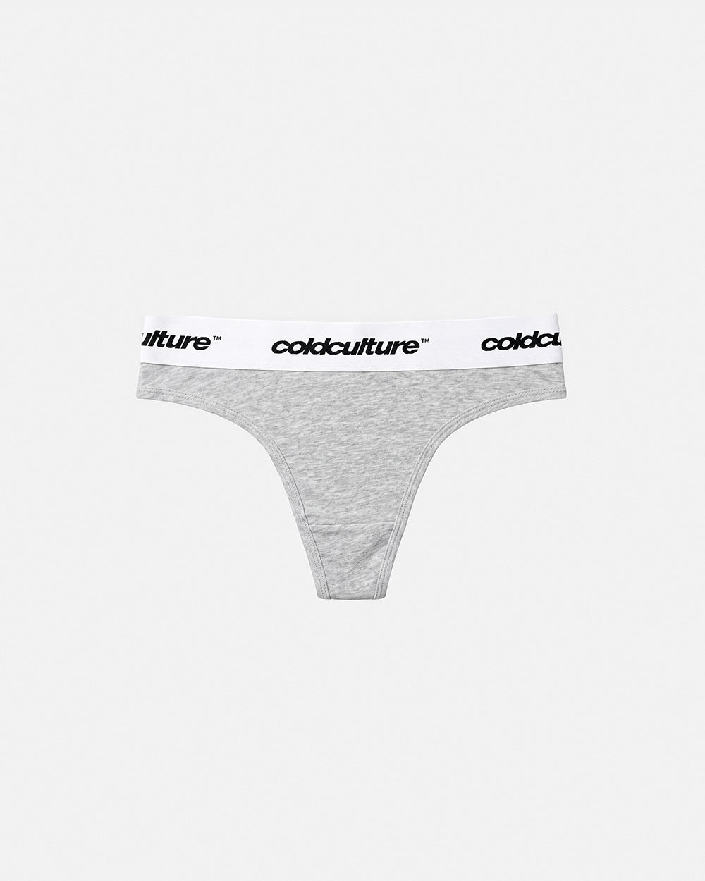 GIRLS CLUB THONG PACK HEATHER GREY