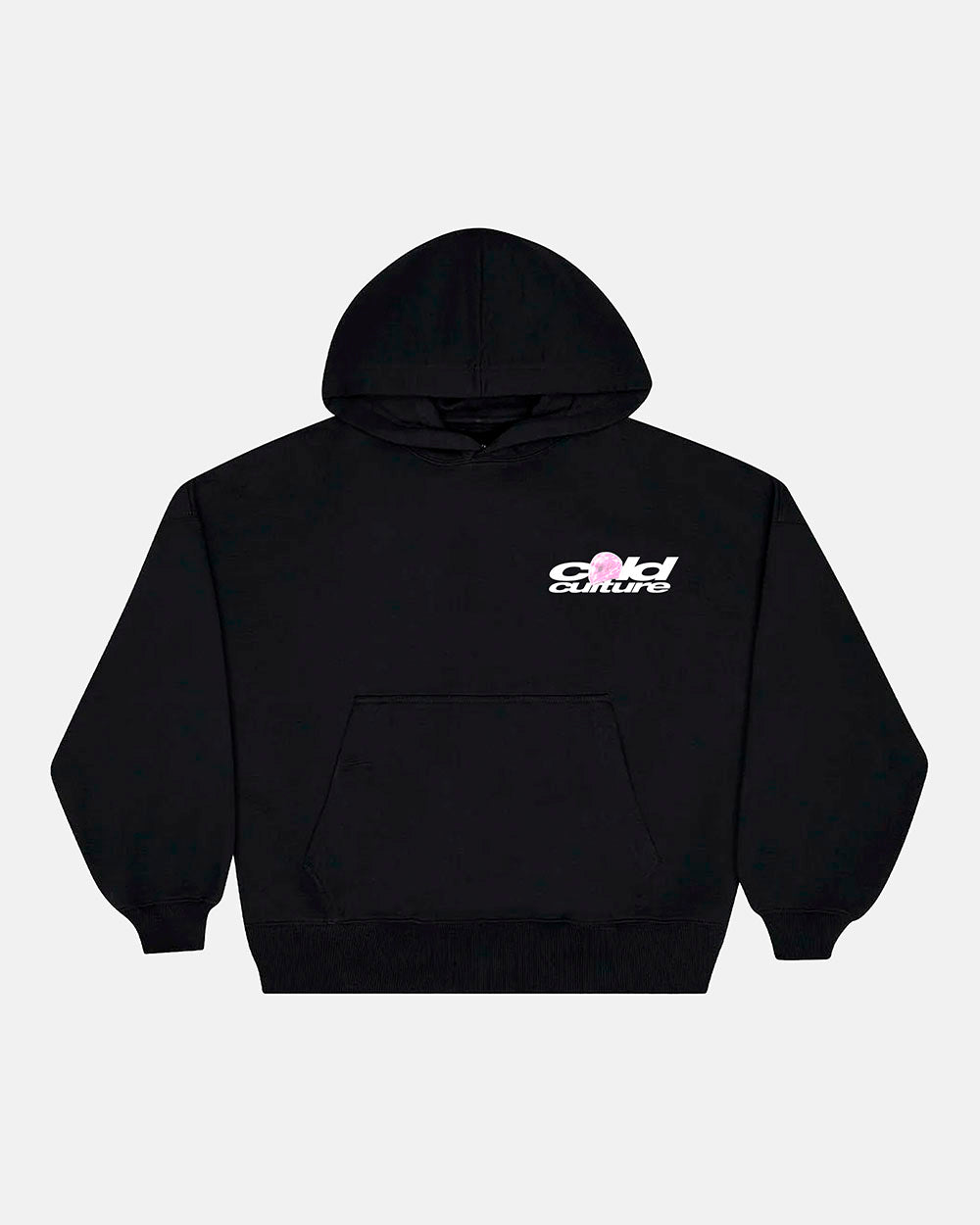 VALENTINO HOODIE BLACK - Cold Culture #packshot