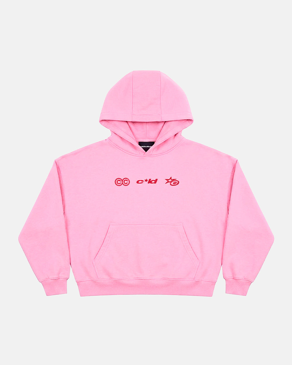 VERTICAL HOODIE PINK - Cold Culture #packshot