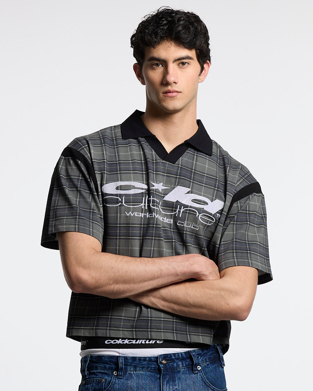 RAW CITY POLO TARTAN