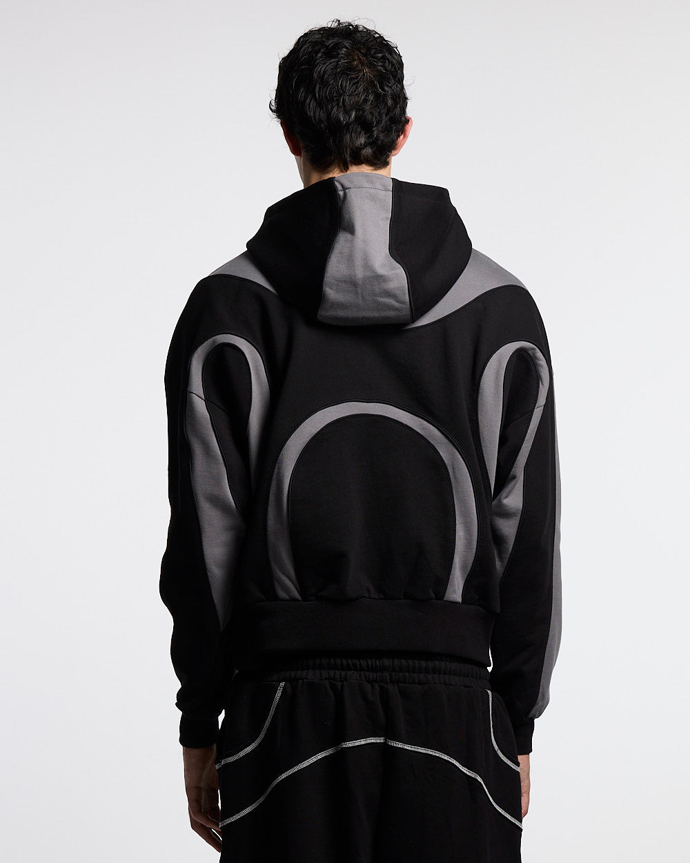 TAKE OFF FLEECE ZIP HOODIE BLACK