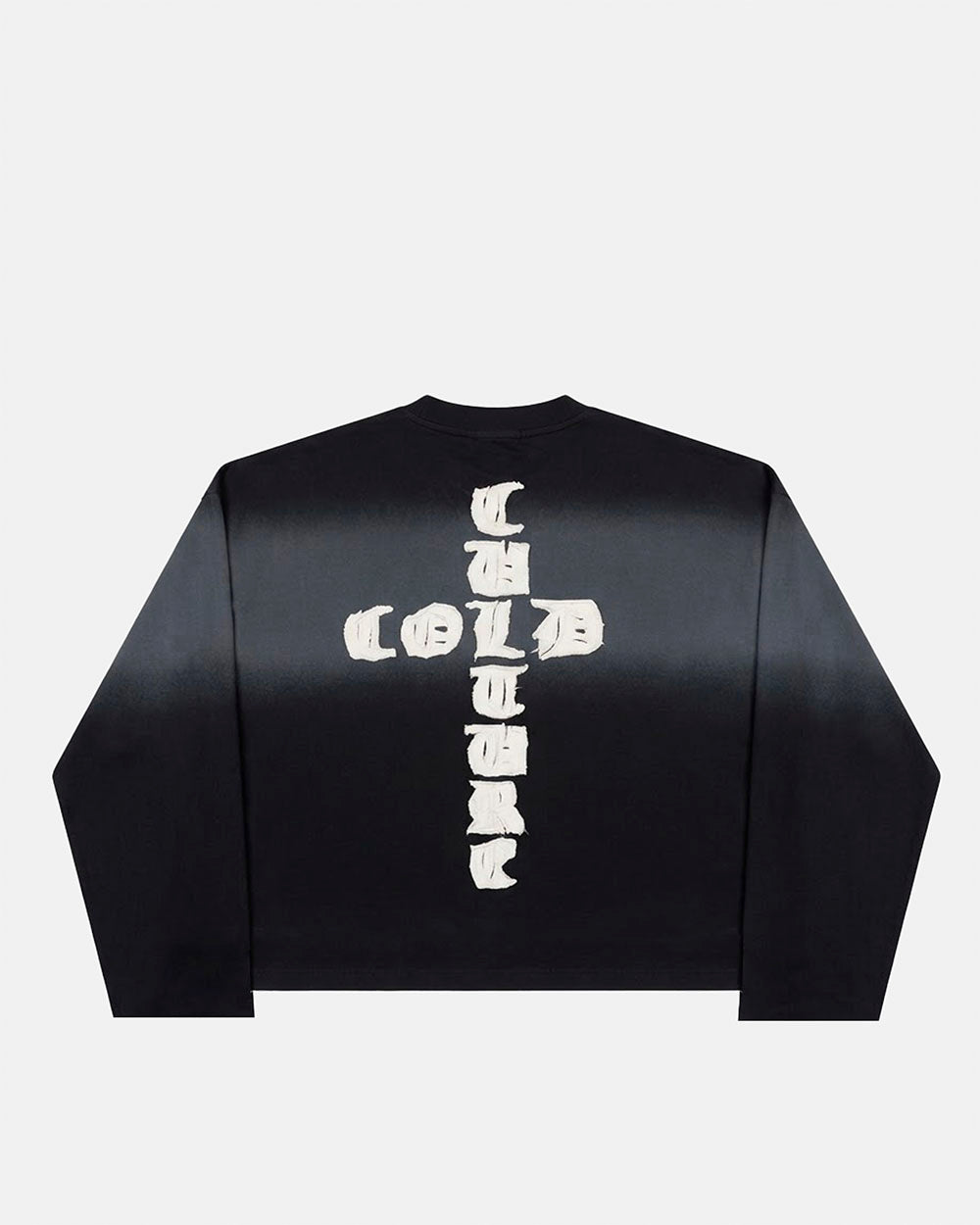 CROSSED LONGSLEEVE BLACK - Cold Culture #packshot