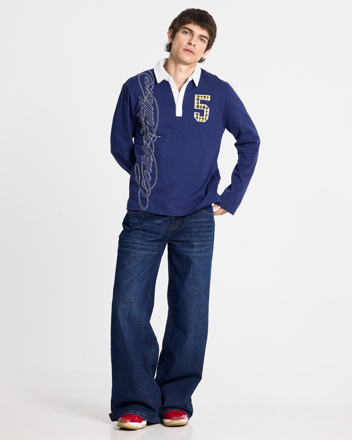 WINDSOR LONGSLEEVE POLO NAVY - Cold Culture #man