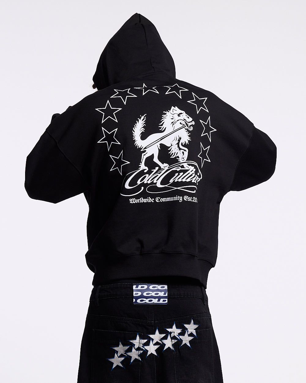 WOLFY HOODIE BLACK