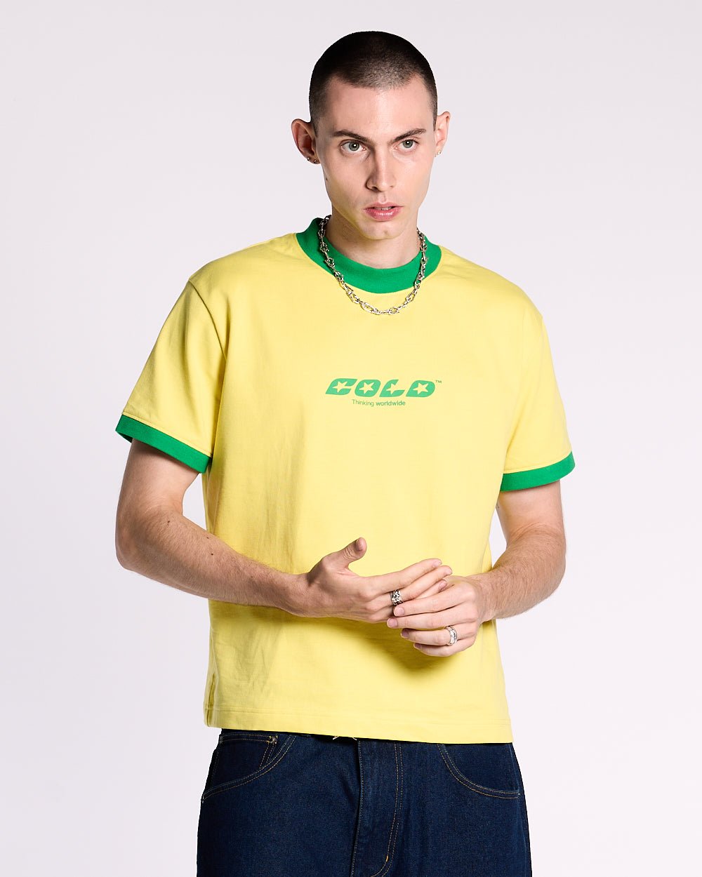 ABOUT LAST NIGHT TEE YELLOW - COLD CULTURE