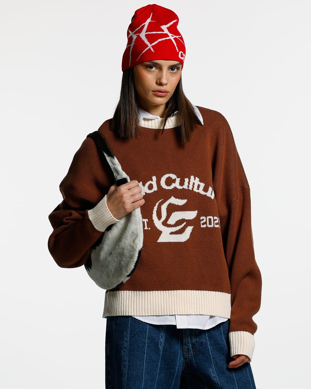 ACADEMY KNIT CHOCOLATE BROWN - COLD CULTURE