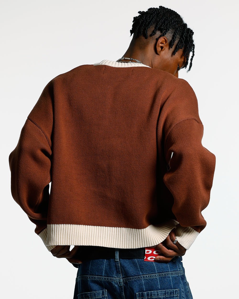ACADEMY KNIT CHOCOLATE BROWN - COLD CULTURE