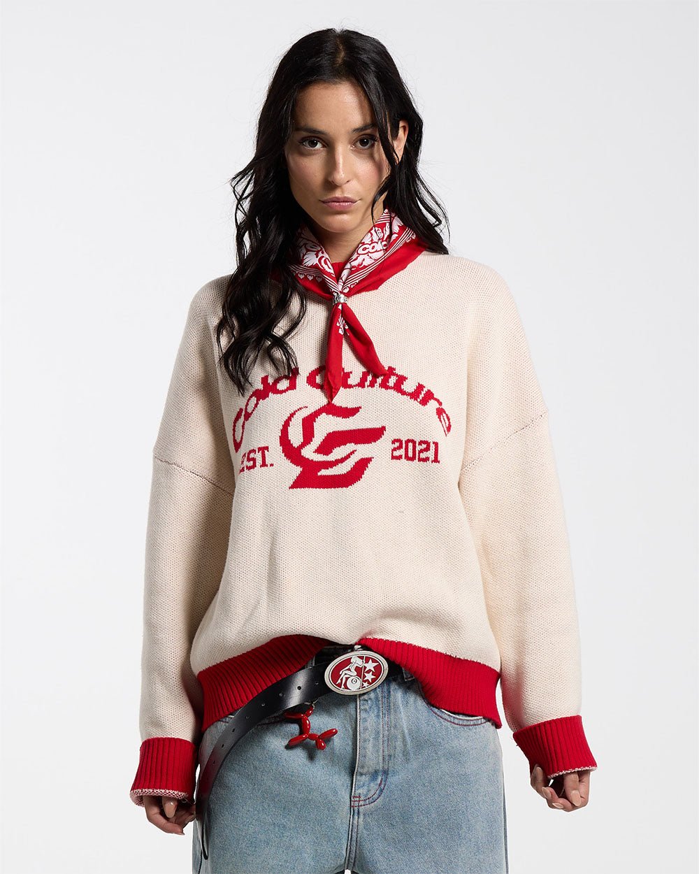 ACADEMY KNITWEAR ACID WHITE - COLD CULTURE