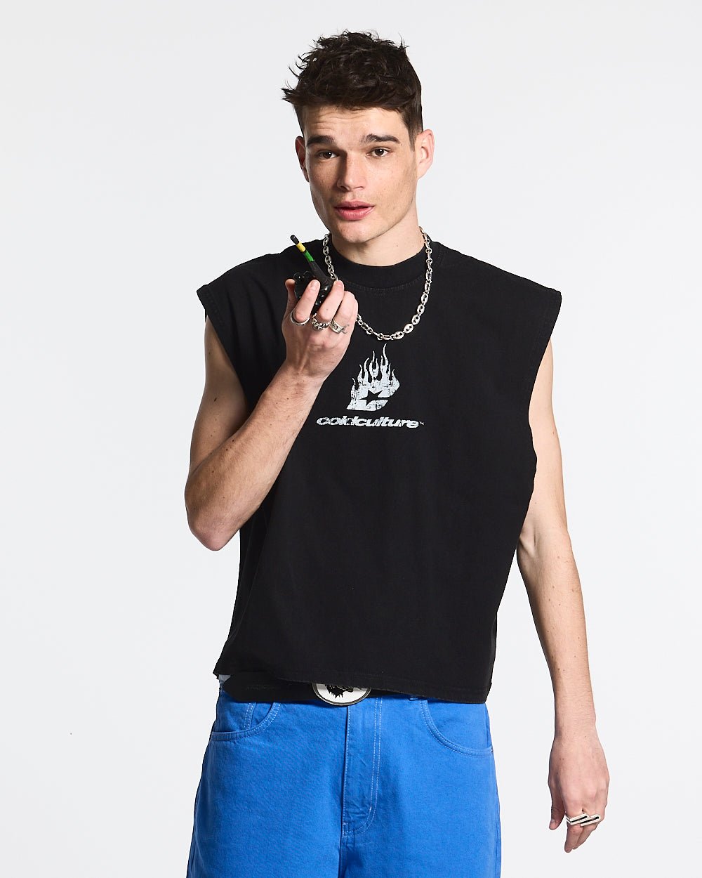 ACID BLACK BOXY TANK - COLD CULTURE #man