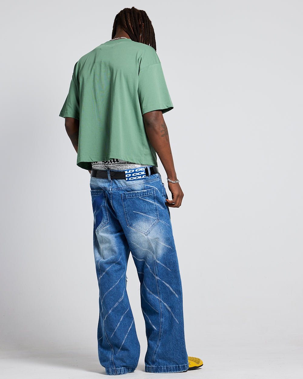 ADVENTURES TEE GREEN & YELLOW - Cold Culture