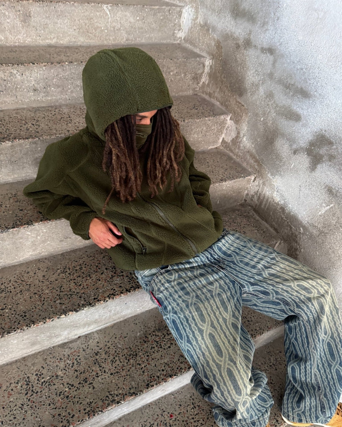 AERO FLEECE GREEN - Cold Culture