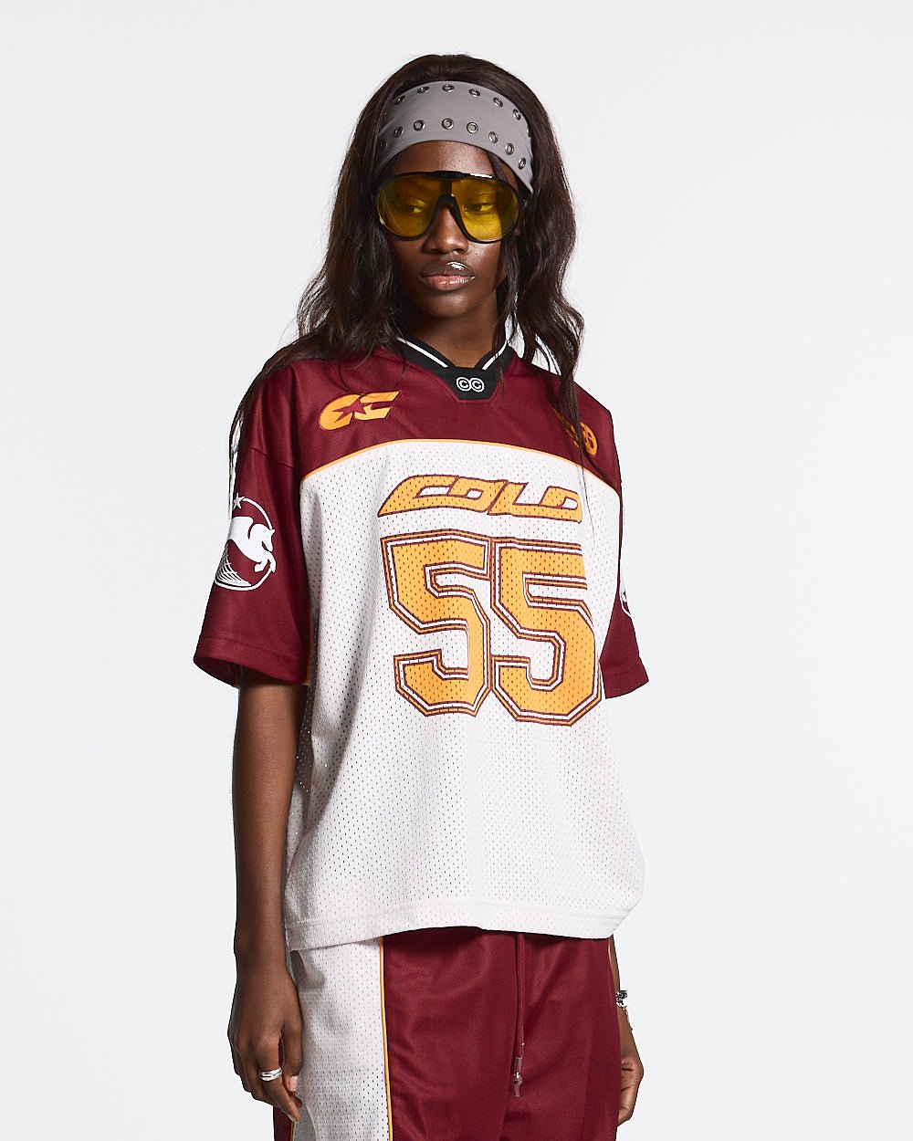 AERO STEED TEE CREAM/BURGUNDY - COLD CULTURE