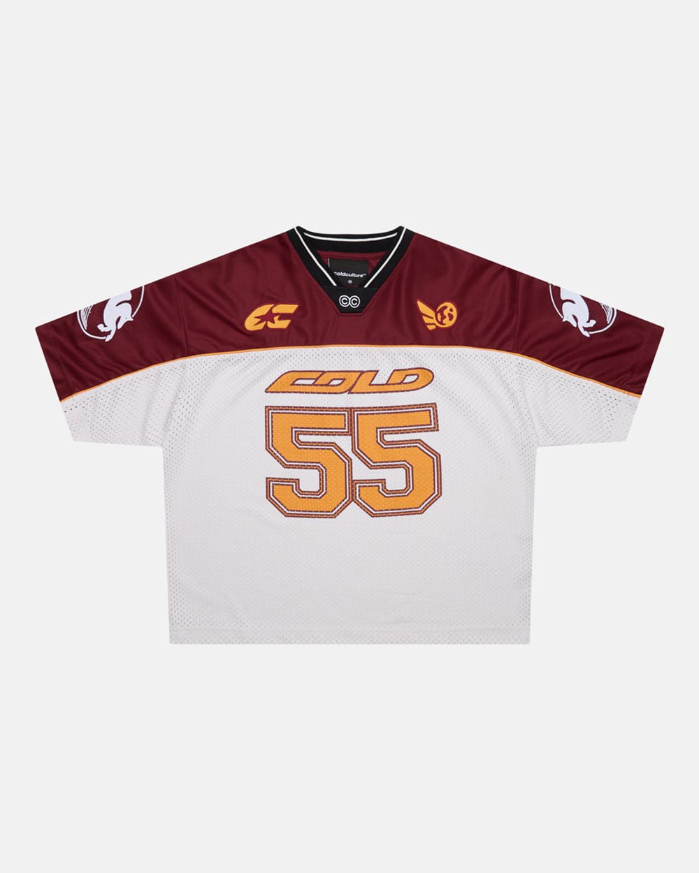 AERO STEED TEE CREAM/BURGUNDY - COLD CULTURE