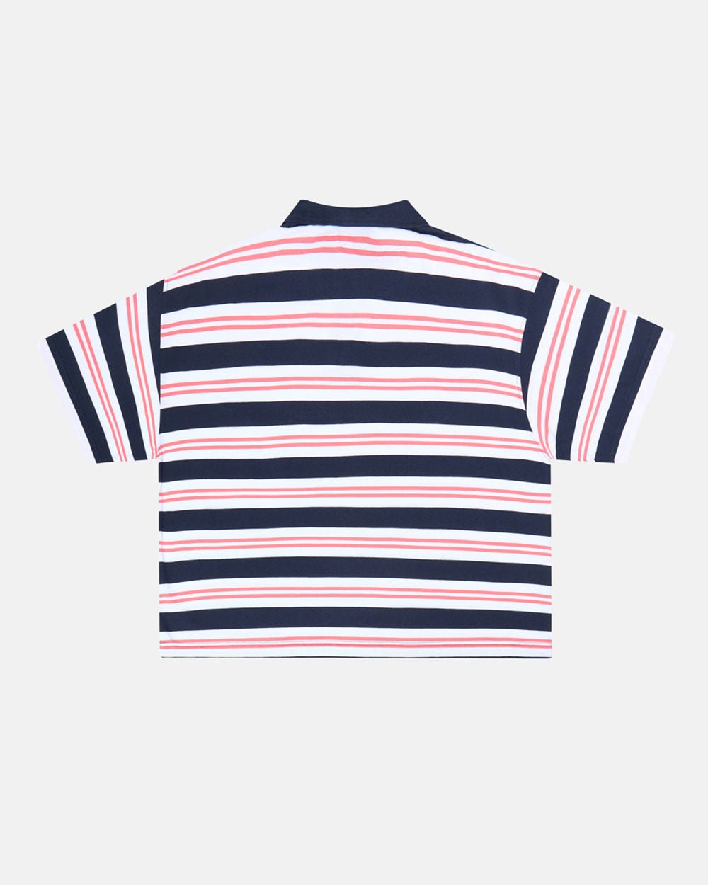 AEROSTRIPES POLO BLUE SEA/CORAL - COLD CULTURE