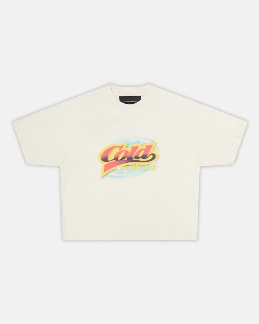 Airbrush cold tee blanc