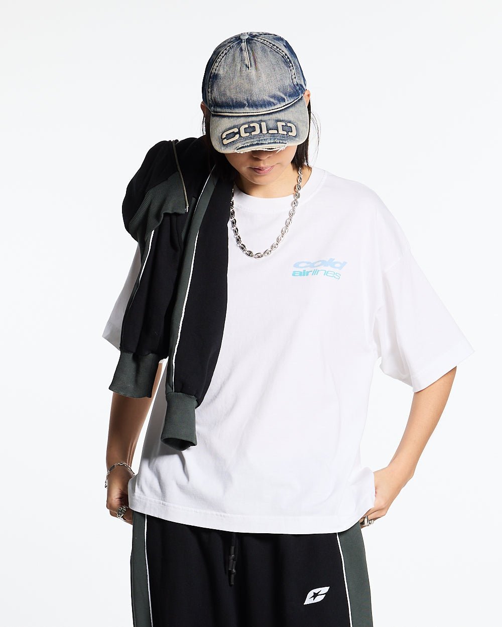 AIRLINES TEE WHITE - COLD CULTURE