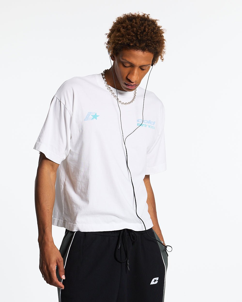 AIRLINES TEE WHITE - COLD CULTURE