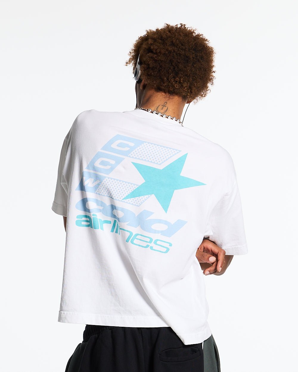 AIRLINES TEE WHITE - COLD CULTURE