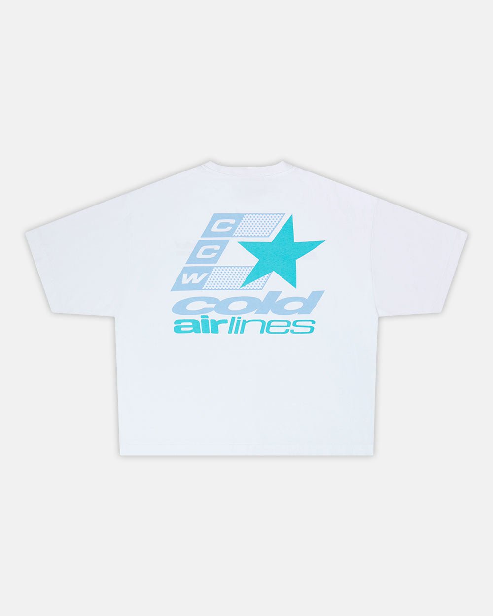 AIRLINES TEE WHITE - COLD CULTURE